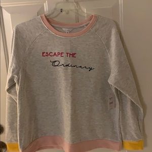 Graphic sweatshirt Grey. (Escape the Ordinary)